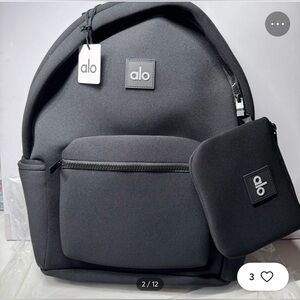 ALO Yoga Black Backpack with Detachable Pouch